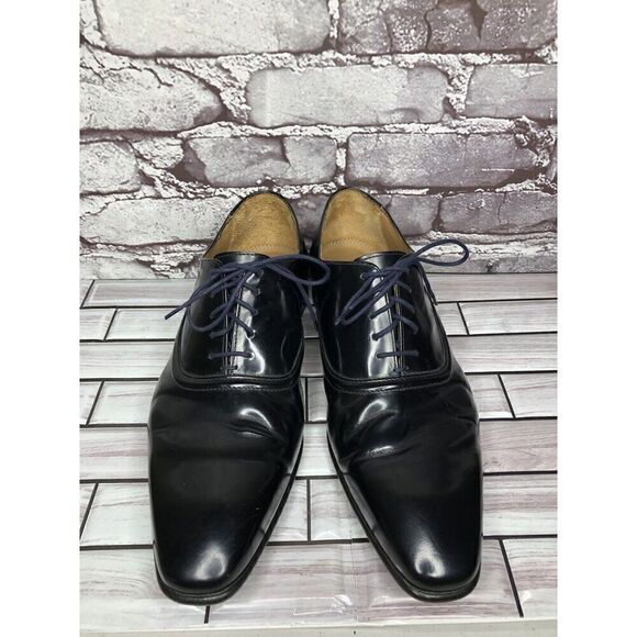 Paul Smith PS Black Patent Leather Dress Oxfords Plain Shoes Men Sz 43EU/10M US main image 11